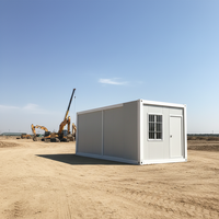 Maison conteneur préfabriquée à assemblage rapide, moderne, installation rapide, poste de garde, bureau de sécurité portable, pièce de chantier