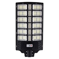Lampadaires solaires d'extérieur étanches, grande lampe LED pour parking, éclairage solaire avec détecteur de mouvement et télécommande