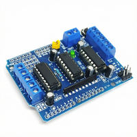 Carte d'extension de contrôle de moteur OKY2151 L293D à 4 canaux pour moteurs pas à pas et servomoteurs DC, compatible Arduino UNO R3 Mega2560