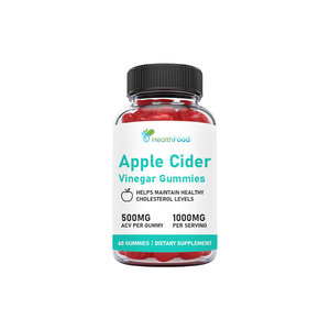Gomitas de Vinagre de Sidra de Manzana Multivitamínicas Veganas para la Pérdida de Peso, Suplemento para el Apoyo Inmunológico en Adultos, Suministro de Fábrica - Product Image 1