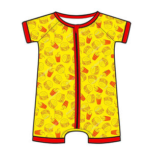 เซ็ตชุดนอน2ชิ้นทำจากไม้ไผ่สำหรับฤดูร้อนชุดสั้นพิมพ์ลายเป้าหมาย - Product Image 6