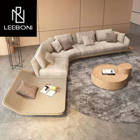 Nouveau canapé sectionnel moderne de style luxe italien léger ensemble de canapés au design simple meubles de salon canapé