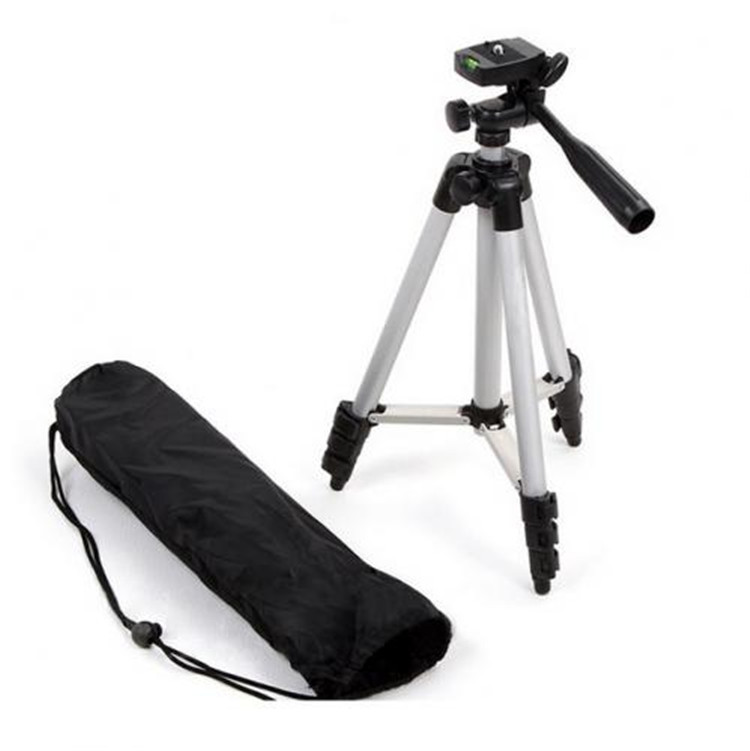 3110 35cm portable Aluminum Alloy Flexible Camera Tripod Stand With mobile Phone Clamp Carry Bag tripode