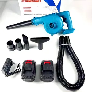 Variable Speed Powerful Battery-Powered Cordless Silent Leaf Blower With 2 Tubes Garden High Speed Vacuum Leaf Cleaner