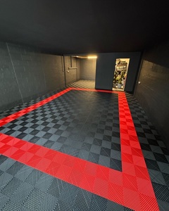 Nouveau modèle de dalles de sol en PP sans point d'injection pour garage/atelier/entrepôt, dalles de sol en PP pour garage - Product Image 3