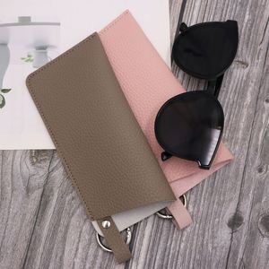 RTS Popular PU Leather Sunglasses Case Portable Travel Promotional Glasses Holder Fashion Eyeglasses Pouch Bag Welcome <b>Gifts</b> - Product Image 3