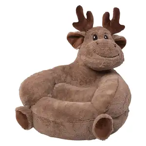 Benutzerdefinierte Plüsch Tier Moose Charakter Stuhl Sofa Für Baby Verwenden
