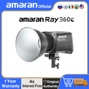 For Ray 360c 2300k-10000k 360w Full-color Bowens Mount Cob Light Ac Powered Video <b>Recording</b> China Mainland True-to-life - Product Image 5