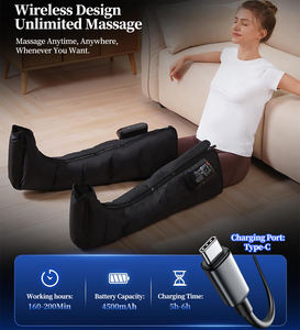 6チャンバー空気圧式医療グレードショーツ型プレスセラピー、ワイヤレスエアレッグコンプレッションブーツ、浮腫回復用 - Product Image 2