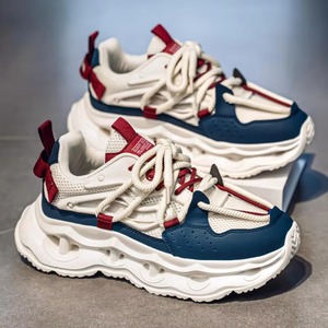 Men's Casual Walking style shoes Shoes 2026 New Mesh Breathable <b>height</b> <b>Increasing</b> Shoes Trendy Sports Leisure Running Shoes - Product Image 2