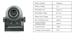 Cámara de Respaldo Inalámbrica Magnética con <span class=keywords><strong>Wifi</strong></span> para Autocaravanas, Remolques de Viaje, Camiones y Automóviles, Recargable, para <span class=keywords><strong>bmw</strong></span> <span class=keywords><strong>e90</strong></span> e70 x5 f32 - Product Image 6