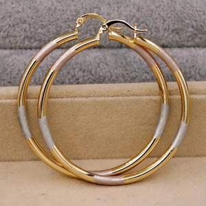Orecchini a Cerchio Sottili Colorati da Donna, Gioielli Minimalisti e Audaci - Product Image 1