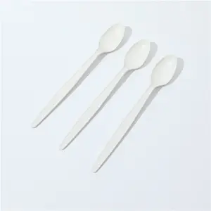 OEM Eco Friendly Compostable PSM Cutlery Disposable Biodegradable PSM Spoon Cornstarch Cutlery