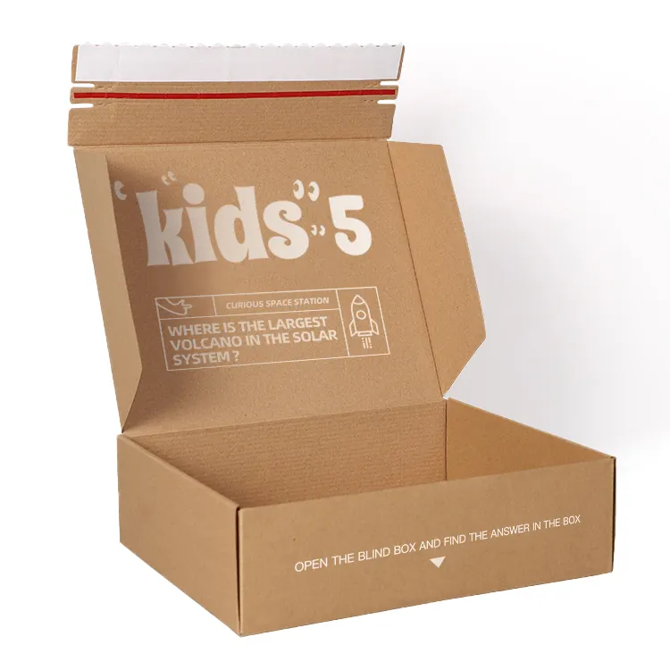 미국의 크리스마스 Compostable 인쇄 준비 맞춤형 골판지 메일 드롭 우송료 배송 우편 상자