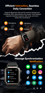 Reloj Inteligente P159, Batería de Larga Duración de 30 Días, Pantalla TFT Resistente al Agua IP68, Asistente de Voz con IA, Compatible con Android e <span class=keywords><strong>iOS</strong></span> - Product Image 6