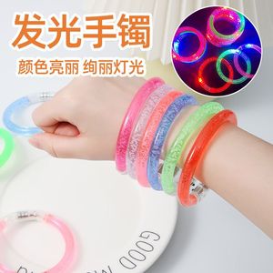 Pulsera acrílica luminosa intermitente, colorida, para fiestas, eventos y festivales, unisex. - Product Image 5