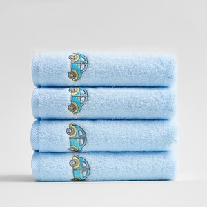 Bán Buôn 100% Bông Nhỏ Vuông Thêu Mặt Khăn Cho Trẻ Em Mô Hình Động Vật <span class=keywords><strong>Twistless</strong></span> Thiết Kế Cho Phòng Tắm Sử Dụng - Product Image 5