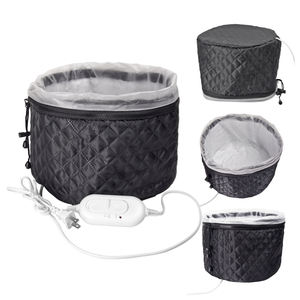 Derin klima doğal siyah saç derisi tedavisi Spa sıcak kafa bakımı saç vapur termal ısı kap - Product Image 2