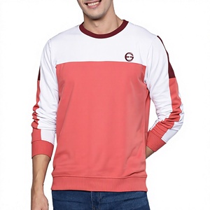 <b>Men's</b> Long Sleeve Ombre Sweatshirt Crew Neck OEM Logo Black and Gray Color Streetwear Sweatshirt/<b>Jumpers</b> For <b>Men</b> - Product Image 1
