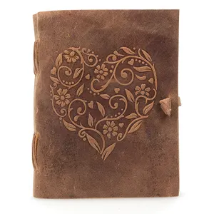 Hoge Kwaliteit Pretty Bespoke Premium Koe Huid Note Boeken Notebook Met Logo