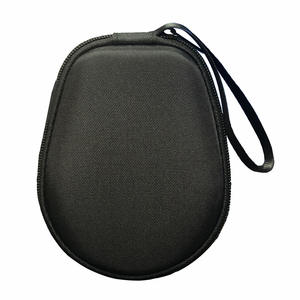 DEJUN usine personnalisé Portable étanche antichoc EVA stockage étui pour écouteurs anti-poussière dur voyage noir fermeture éclair 3 en - Product Image 4