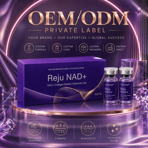 Ampoule NAD+ Skin Booster 5ml*10, sérum anti-âge pour le visage avec acide hyaluronique et glutathion pour un éclat de jeunesse - Product Image 2