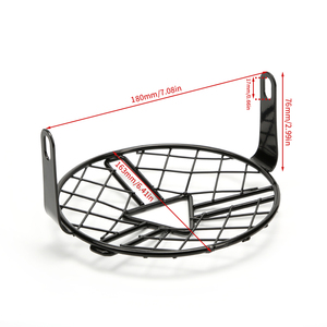 Refit Vintage para CG125 GN125 <span class=keywords><strong>Cafe</strong></span> <span class=keywords><strong>Racer</strong></span> 5,75 ''motocicleta faro alambre <span class=keywords><strong>carenado</strong></span> motocicleta faro rejilla marco - Product Image 2