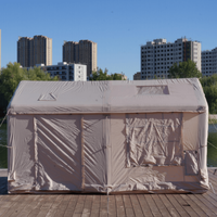 Tente de camping pliable de luxe MT MT-C018 quatre saisons, écologique, gonflable, imperméable, portable, pour la famille, 12 m²
