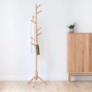 Perchero de pie de madera con 8 ganchos y tamaño ajustable, <span class=keywords><strong>percheros</strong></span> de pie para dormitorio - Product Image 5