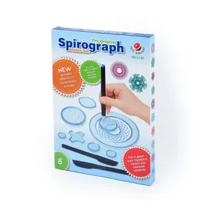 FENGTAI 365-1 Drawing Pen Ruler Machine Set Spirograph for Kids Plastic Geometry Toy Creative pattern drawing board set
