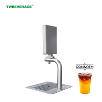 Distributeur de jus et de matcha en acier inoxydable avec écran tactile LCD 7 pouces pour les salons de thé et les petits buffets