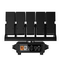 SHEHDS Wave LED 5x60W RGBW Zoom Luces de Escenario Móviles con Cabezal Móvil para DJ y Conciertos