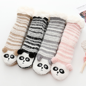 Phụ Nữ Mùa Đông Siêu Mềm Ấm Ấm Cúng Fuzzy Lót Lông Cừu Sherpa Vớ Cao Cấp Nhiệt Hai Lớp Phi Hành Đoàn Dép - Product Image 4