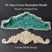 Moule de décoration de porte en résine Tietuo + noyau en silicone PU C296-G2, texture de pierre réaliste, spécialiste des moules décoratifs