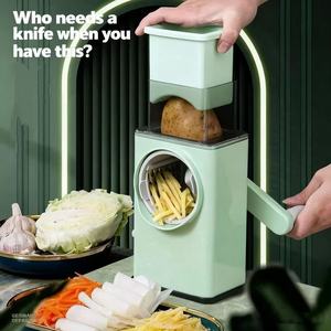 Rau cutter 3 trong 1 đa chức năng nhãn hiệu ROTARY vắt tay và Slicer với lưỡi thép không gỉ cho khoai tây cà rốt và pho mát - Product Image 1