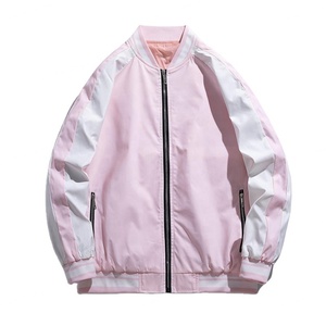 Veste de baseball en cuir PU vintage personnalisée avec logo pour hommes, style streetwear - Product Image 1