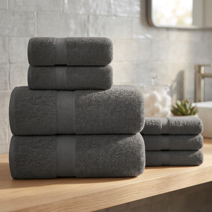Serviettes de bain d'hôtel en coton biologique ORCHID à séchage rapide, vente en gros, prix fabricant OEM, fournisseur en vrac - Product Image 1