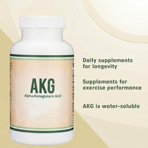 Cápsulas de Suplemento Soluble en Agua de Ácido Alfa-Cetoglutárico (AKG), Antienvejecimiento, Acelera la Recuperación Muscular y Regula la Inmunidad - Product Image 1
