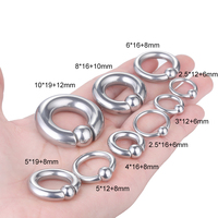 Lingchee acier inoxydable captif perle nez cerceau anneau sourcil Cartilage hélice crochet boucle d'oreille Septum anneau Piercing bijoux pour femmes