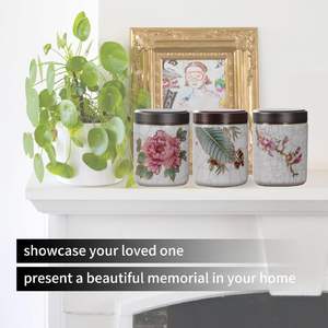 Mini-urnes funéraires <span class=keywords><strong>en</strong></span> céramique – Ensemble <span class=keywords><strong>de</strong></span> petites urnes commémoratives pour cendres d'animaux (chats, chiens) - Product Image 5