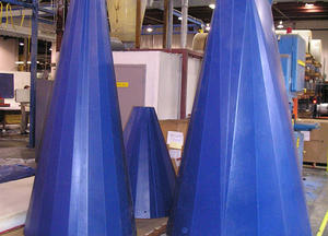 Doublures en plastique UHMW pour goulottes, trémies et silos, faible coefficient de frottement, durables, bonne résistance, taille/couleur personnalisées - Product Image 4