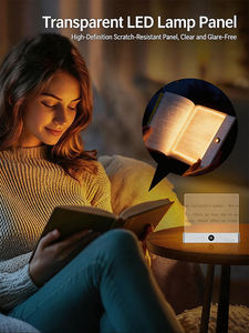 Lámpara <span class=keywords><strong>de</strong></span> Lectura LED Transparente <span class=keywords><strong>de</strong></span> Panel Plano <span class=keywords><strong>para</strong></span> <span class=keywords><strong>Leer</strong></span> por la <span class=keywords><strong>Noche</strong></span> en la Cama - Product Image 2