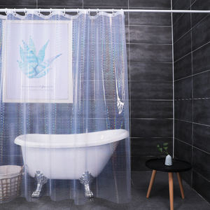 <span class=keywords><strong>Rideau</strong></span> <span class=keywords><strong>de</strong></span> <span class=keywords><strong>douche</strong></span> en PEVA arc-en-ciel irisé avec motif étoile et 12 crochets - Imperméable, écologique et durable pour les salles <span class=keywords><strong>de</strong></span> bain modernes - Product Image 1