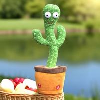 Jouets cactus dansants en peluche super doux, électriques, magiques, parlants, éducatifs, chantants, jeux pour les anniversaires d'enfants de 2 à 4 ans