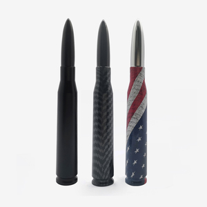 Mái Cá Tính Phổ Ngắn Xe Tải Xe Ô Tô Sợi Carbon Cờ Frosted Bullet Antenna Cho Xe Tải Dodge Ram 1500 Ford <span class=keywords><strong>F150</strong></span> Raptor - Product Image 5