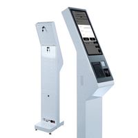Quiosco de verificación independiente 15,6 Win10 Impresora de quiosco de pago Escáner de código Qr Sistema de gestión de visitantes de autoservicio