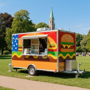 Camion de nourriture mobile commercial rapide 2025, kiosque, camion de crème glacée, remorque avec cuisine complète - Product Image 1
