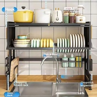 Produit nouvellement arrivé : un égouttoir multifonctionnel pour vaisselle et assiettes et un placard de rangement transparent anti-poussière