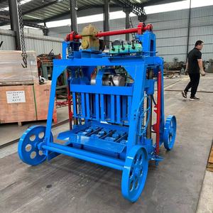 WJ 4-45 idraulico Mobile mattone che fa macchina-portatile blocco di cemento produttore con alta efficienza - Product Image 2