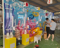 Bonhong Jeu de tube à billes souples de haute qualité Jeu de tube à air pour enfants pour aire de jeux intérieure